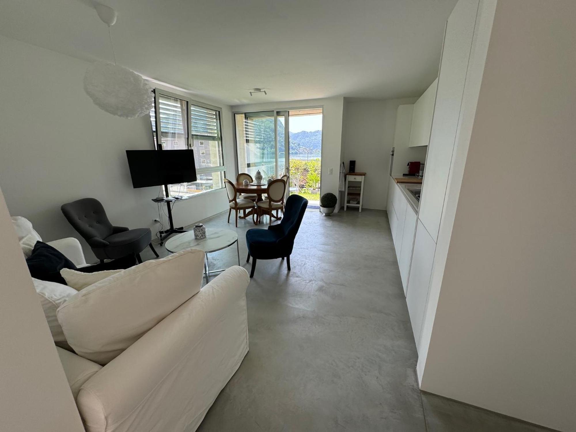 Neue Gartenwohnung Mit Sicht Auf Den Luganersee Понте-Треза Екстер'єр фото